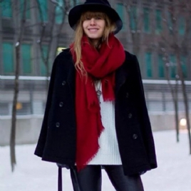 Soild Color All Match Varmt Skjerf For Kvinner