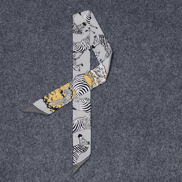 Zebra Silk Bag Skjerf For Dame