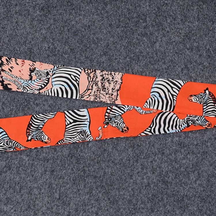 Zebra Silk Bag Skjerf For Dame