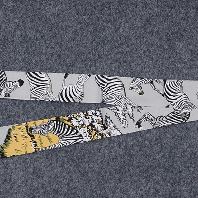 Zebra Silk Bag Skjerf For Dame