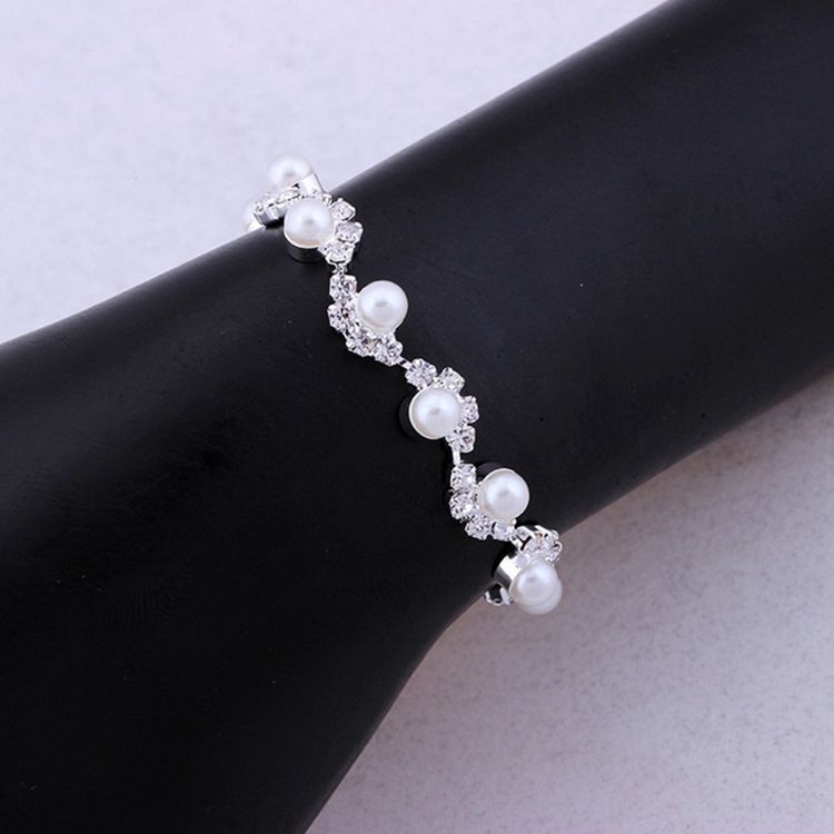 Bryllupsperle Diamante Bride Smykkesett