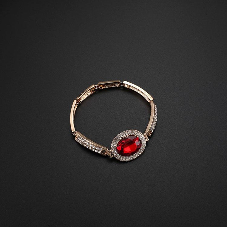 Ellipse Ruby Smykkesett
