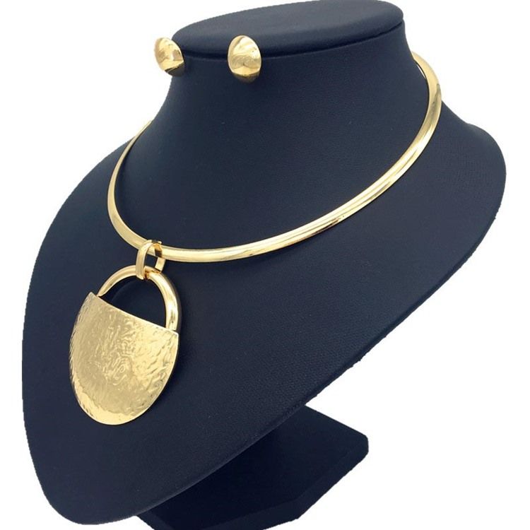 Golden Nigeria Style Smykkesett
