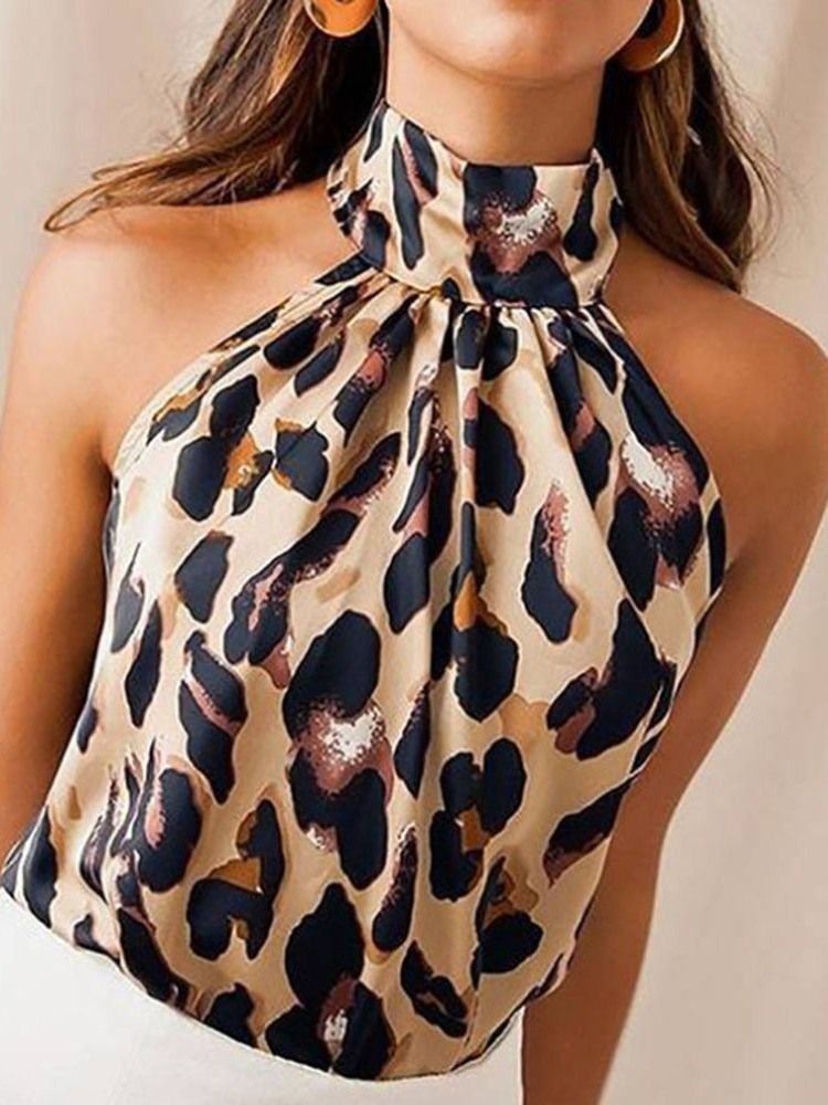 Standard Leopard-Sern I Polyester For Kvinner