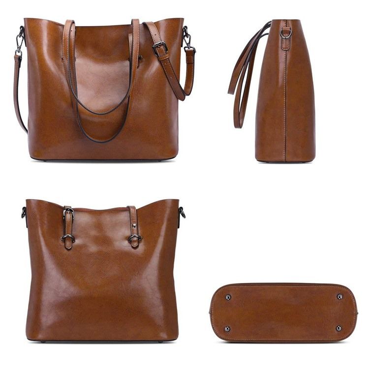 Retro Casual Pu Myk Skulderveske