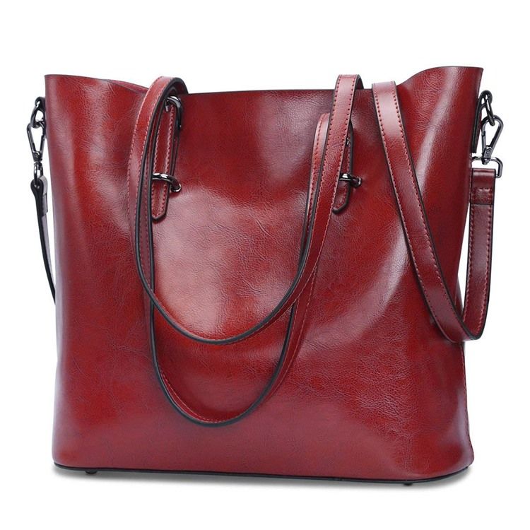 Retro Casual Pu Myk Skulderveske