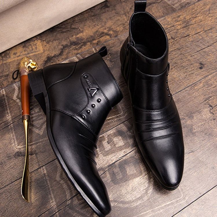 Color Block High-Cut Øvre Pu Herrestøvler