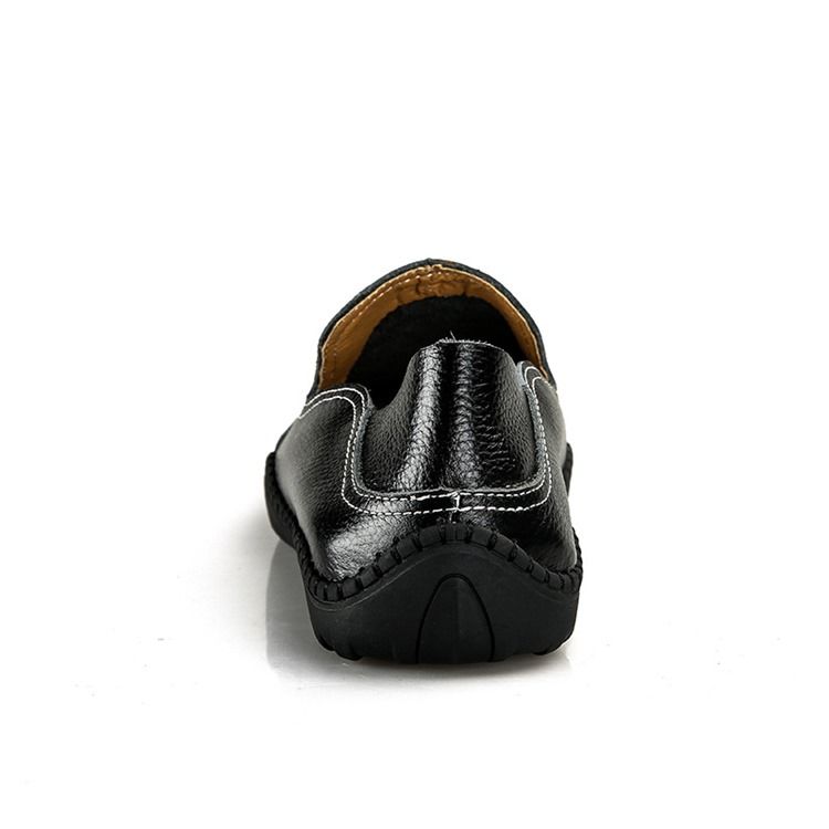 Pu Slip-On Rund Tå Komfortable Loafers For Menn