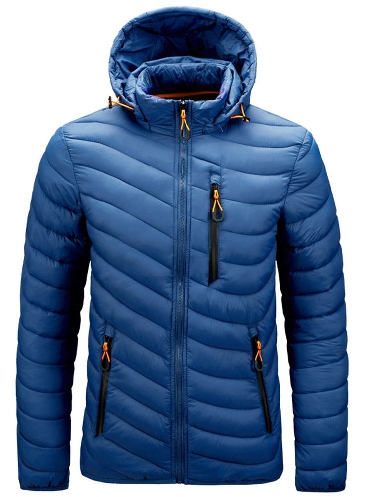 Glidelås Standard Hette Casual Glidelås Dunjakke