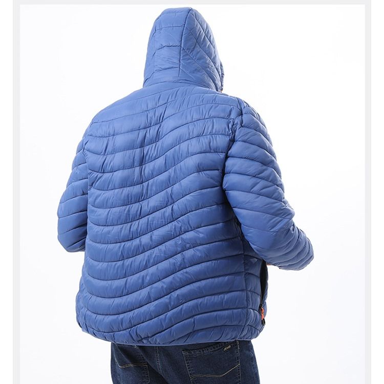 Standard Hette Casual Glidelås Dunjakke