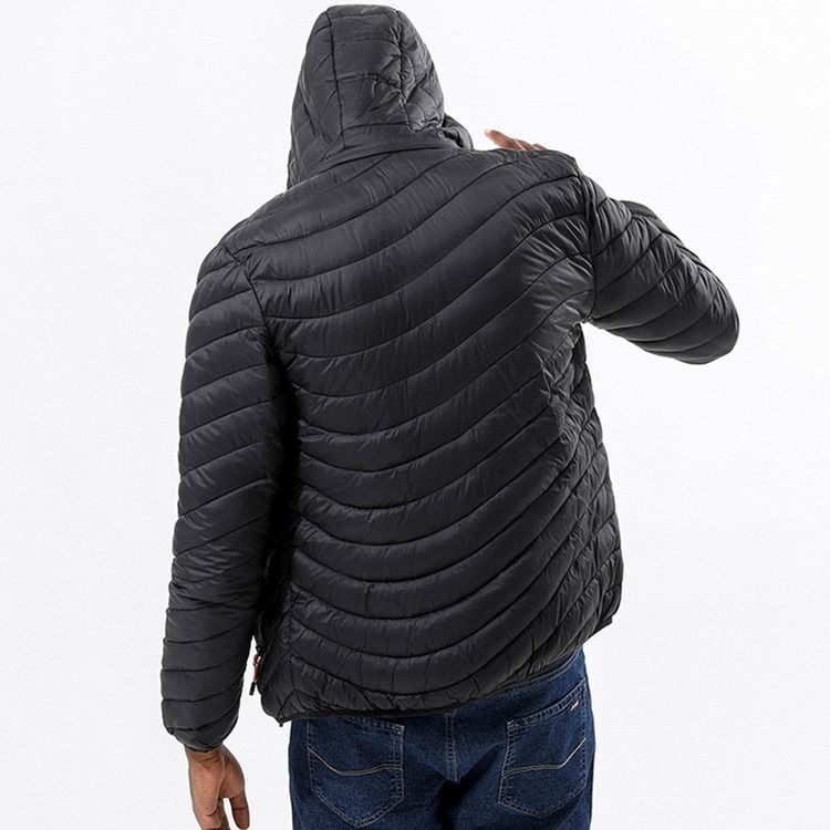 Standard Hette Casual Glidelås Dunjakke