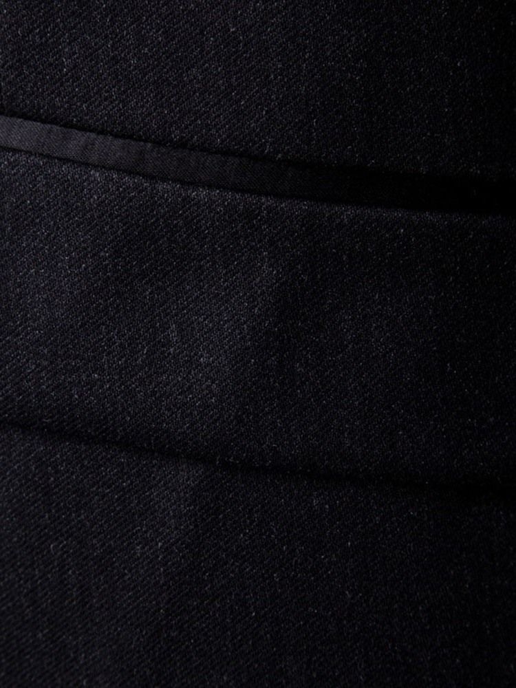 Ensfarget Single-Breasted Blazer Menns 2-Deler Kjole Dress