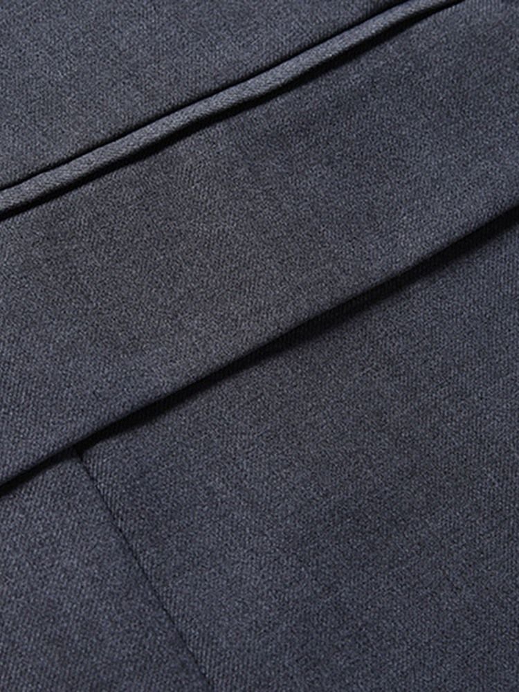 Single-Breasted Vanlig Herre Kjole Dress
