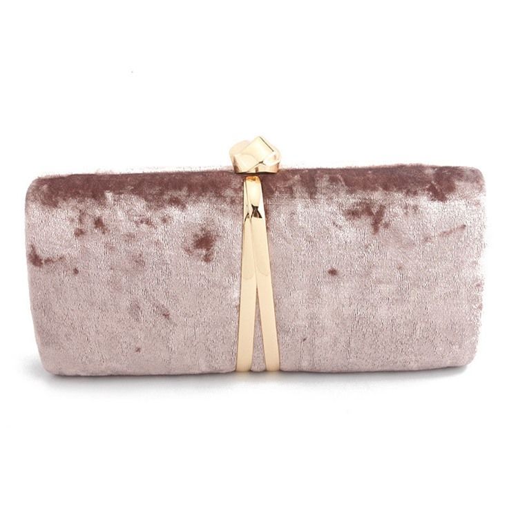 Velour Rektangel Allsidige Clutcher