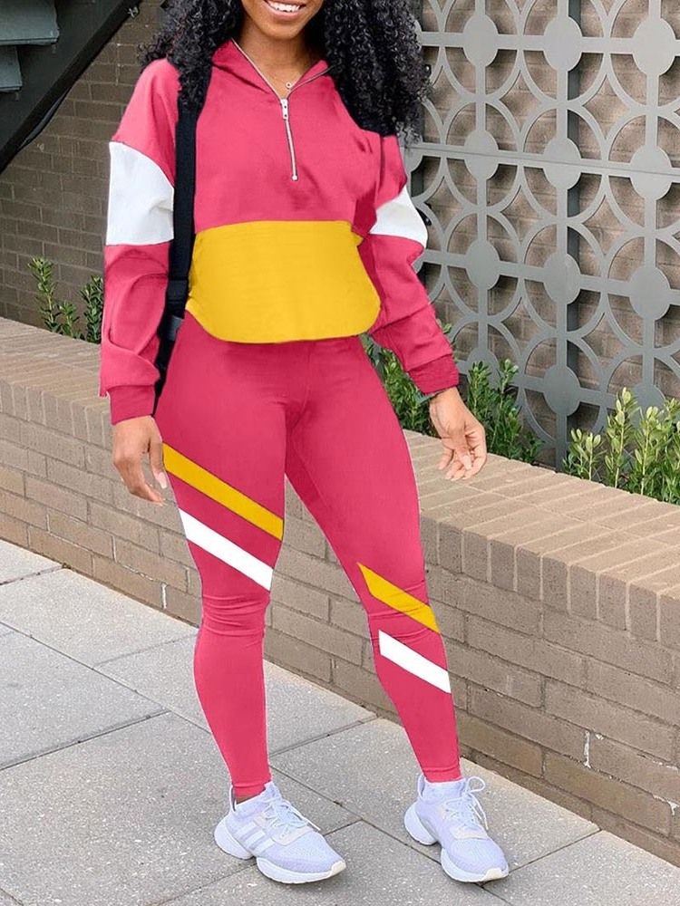 Anti-Svette Patchwork Color Block Nylon Badminton Pullover Klessett