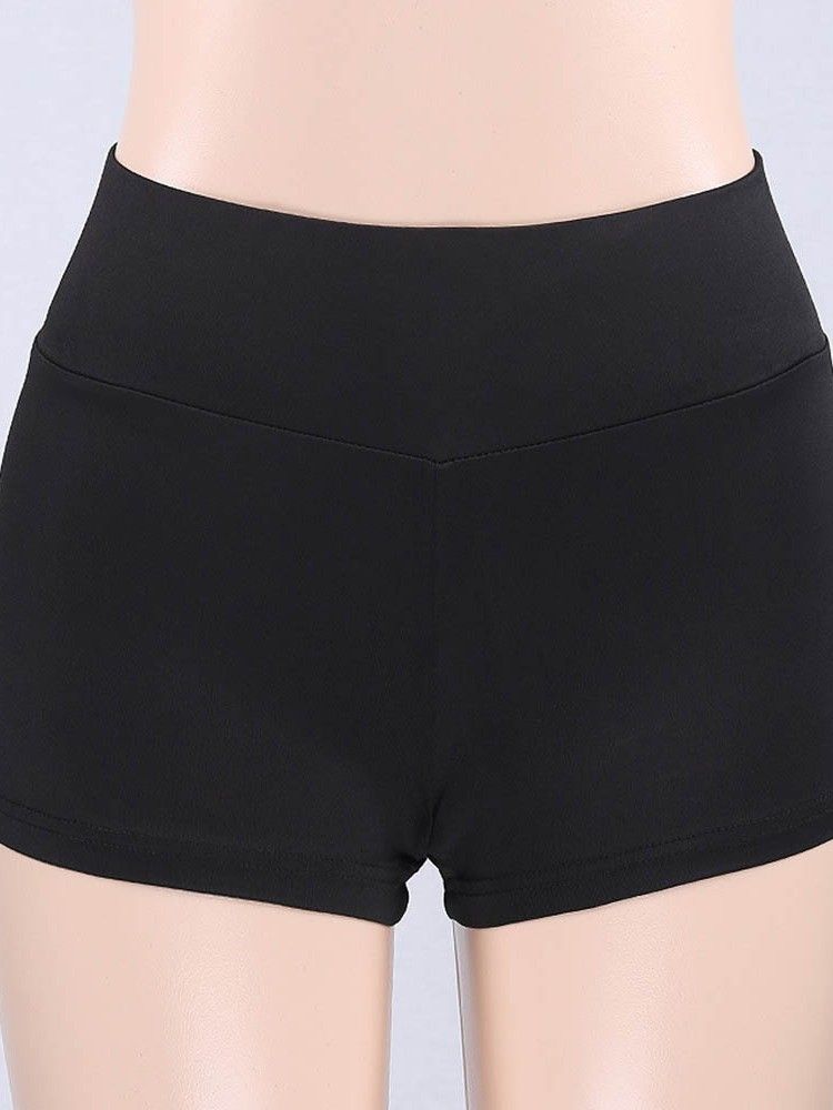 Solid Push Up Fitness Shorts For Kvinner Yogabukser Tiktok Leggings