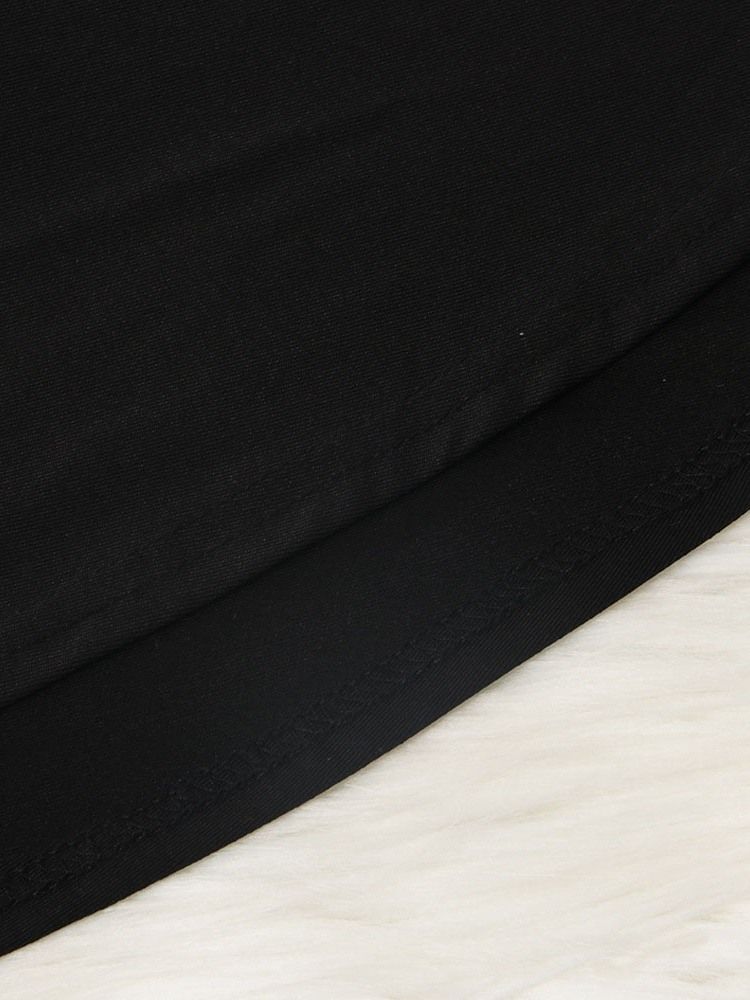 Ermeløs Gulvlang Ryggløs Pullover Mid Waist Dress